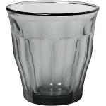 Graue Duralex Runde Wassergläser 250 ml aus Glas bruchsicher 4-teilig 