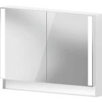 Weiße Duravit Spiegelschränke matt mit Schublade Breite 100-150cm, Höhe 100-150cm, Tiefe 0-50cm 