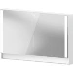 Weiße Duravit Spiegelschränke matt mit Schublade Breite 100-150cm, Höhe 100-150cm, Tiefe 0-50cm 