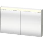 Anthrazitfarbene Duravit Spiegelschränke matt aus Glas LED beleuchtet Breite 100-150cm, Höhe 100-150cm, Tiefe 0-50cm 