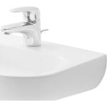 Weiße Duravit D-Code Rechteckige Handwaschbecken & Gäste-WC-Waschtische aus Keramik ohne Hahnloch 