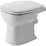 Duravit D-Code Stand Flachspül WC 2109092000 weiss, HygieneGlaze, Abgang waagerecht