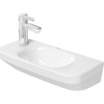 Weiße Duravit DuraStyle Rechteckige Handwaschbecken & Gäste-WC-Waschtische aus Keramik ohne Hahnloch 