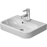 Weiße Duravit Happy D. Rechteckige Handwaschbecken & Gäste-WC-Waschtische aus Keramik 