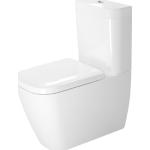 Weiße Duravit Happy D. Ovale Stand-WCs aus Keramik 
