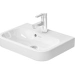 Weiße Duravit Happy Handwaschbecken & Gäste-WC-Waschtische aus Keramik mit Hahnloch 