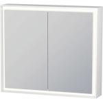Reduzierte Weiße Duravit Spiegelschränke aus MDF mit Schublade Breite über 500cm, Höhe 0-50cm, Tiefe 0-50cm 