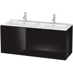 Schwarze Duravit Waschbeckenunterschränke & Badunterschränke mit Schublade Breite 100-150cm, Höhe 100-150cm, Tiefe 0-50cm 