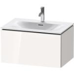 Reduzierte Weiße Duravit Waschbeckenunterschränke & Badunterschränke aus Kunststoff Breite 0-50cm, Höhe 0-50cm, Tiefe 0-50cm 