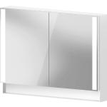 Weiße Spiegelschränke mit Schublade Breite 100-150cm, Höhe 100-150cm, Tiefe 0-50cm 