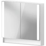 Weiße Spiegelschränke mit Schublade Breite 0-50cm, Höhe 0-50cm, Tiefe 0-50cm 