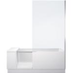 Weiße Moderne Duravit Duschbadewannen aus Glas 170x75 