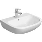Weiße Moderne Duravit D-Code Rechteckige Handwaschbecken & Gäste-WC-Waschtische aus Keramik 
