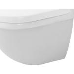 Weiße Duravit Starck 3 Rechteckige Wand-WCs aus Keramik 