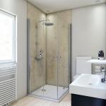 Anthrazitfarbene Moderne Duschen aus Marmor 