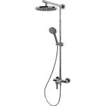 Silberne Schulte Classic Duschpaneele & Duschsysteme aus Chrom 