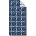 Blaue Batik Mediterrane Dyckhoff Badehandtücher & Badetücher strukturiert aus Baumwolle 70x140 