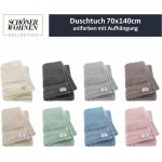 Hellgraue Schöner Wohnen Bio Badehandtücher & Badetücher aus Baumwolle maschinenwaschbar 70x140 