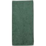 Tannengrüne Bio Handtücher aus Frottee 67x140 