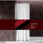 Bordeauxrote Phos Textil-Duschvorhänge aus Textil 220x200 