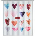 Duschvorhang Love, Textil (Polyester), 180 x 200 cm, waschbar