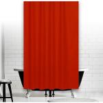 Rote Textil-Duschvorhänge aus Textil 