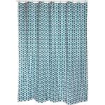 Blaue Textil-Duschvorhänge aus Textil 200x180 