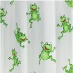 Grüne Spirella Frogtime Duschvorhänge aus Vinyl 200x180 