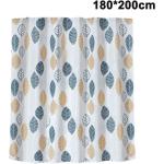 Beige Textil-Duschvorhänge aus Textil maschinenwaschbar 180x180 12-teilig 