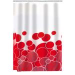 Rote Textil-Duschvorhänge aus Textil 200x180 