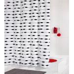 Schwarze Ridder Textil-Duschvorhänge aus Textil 200x180 