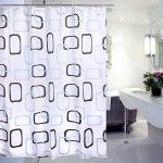 Textil-Duschvorhänge aus Textil maschinenwaschbar 180x220 