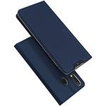 Blaue Samsung Galaxy A20e Hüllen Art: Flip Cases mit Bildern aus Leder klappbar 