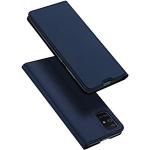Blaue Samsung Galaxy A71 Hüllen Art: Flip Cases mit Bildern aus Leder klappbar 