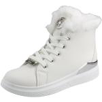 Weiße High Top Sneaker & Sneaker Boots Gefüttert für Damen Größe 41 für den für den Winter 