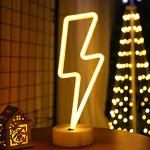 Reduzierte Bunte Neonlicht mit Weihnachts-Motiv 