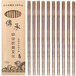 Asiatische Essstäbchen aus Bambus wiederverwendbar 