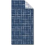 Blaue Dyckhoff Badehandtücher & Badetücher strukturiert aus Baumwolle 70x140 