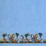 Blaue Dyckhoff Afrika Kinderbadetücher aus Baumwolle 100x100 