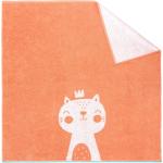 Orange Dyckhoff Kinderbadetücher aus Baumwolle 100x100 
