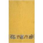 Gelbe Dyckhoff Affe Handtücher aus Baumwolle 50x100 