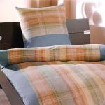 Graue Moderne Dyckhoff bügelfreie Bettwäsche mit Reißverschluss aus Baumwolle 135x200 