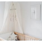 Reduzierte Rosa Skandinavische Runde Himmel für Baby- & Kinderbetten mit Insekten-Motiv 