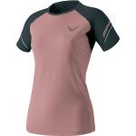 Rosa Sportliche Kurzärmelige Dynafit T-Shirts für Damen Größe S 