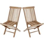 Dynamic24 Teakholz-Gartenstühle imprägniert aus Massivholz Outdoor Breite 0-50cm, Höhe 50-100cm, Tiefe 50-100cm 