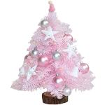 Rosa 45 cm LED-Weihnachtsbäume 