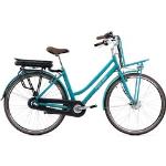 E-Bike ADORE "Cantaloupe" E-Bikes blau Elektro-Cityräder Frontgepäckträger