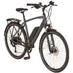 E-Bike PROPHETE "Entdecker 20.EST.10" E-Bikes grau (grau matt) Elektro-Trekkingräder