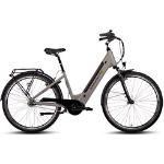 E-Bike SAXONETTE "Optimum Plus" E-Bikes silberfarben (silberfarben matt)