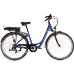 E-Bike SAXONETTE "Advanced Sport" E-Bikes blau (blau matt) Cityrad, integriertes Rahmenschloss